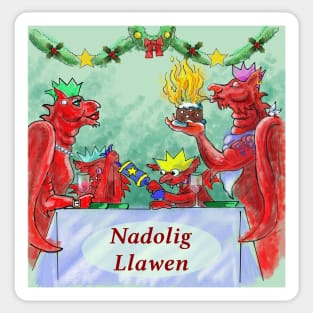 NADOLIG LLAWEN (JOLLY YULE) Sticker